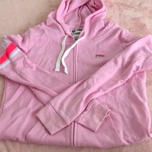 PINK zipup hoodie